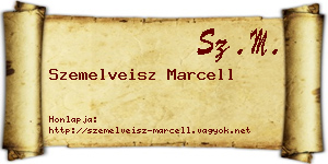 Szemelveisz Marcell névjegykártya
